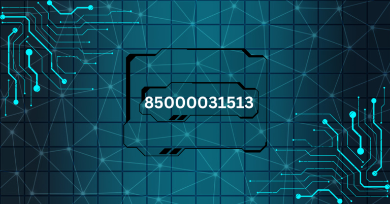 85000031513: A Deep Dive into the Significance of Numbers