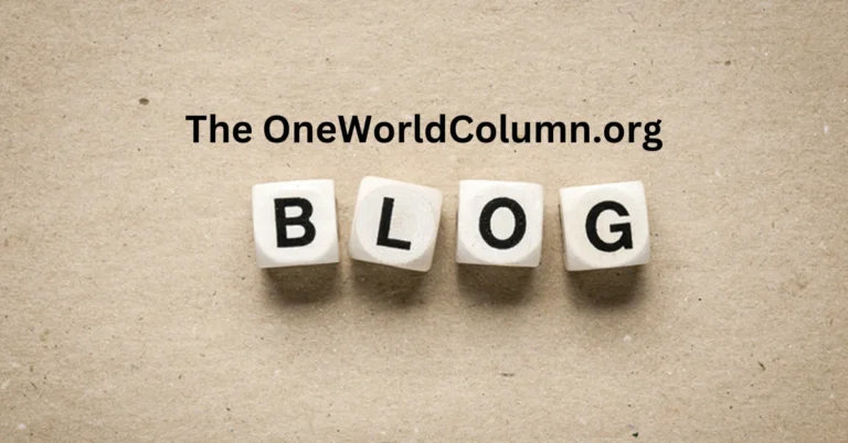 The OneWorldColumn.org Blog Stand Out in the Digital Age