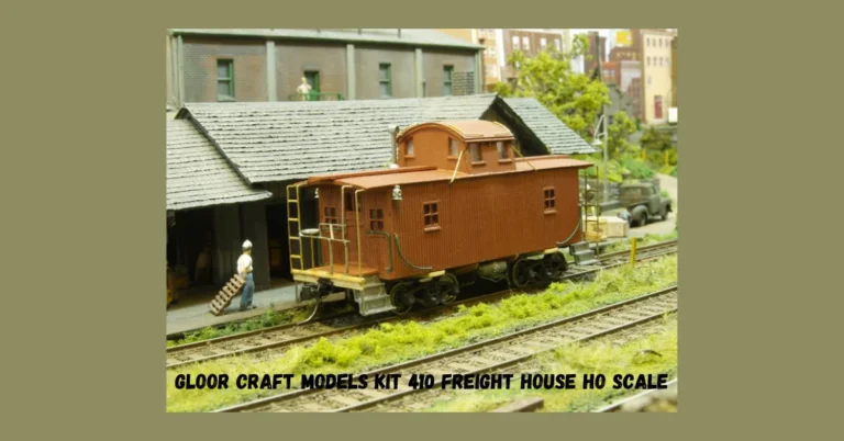 Gloor Craft Models Kit 410 Freight House HO Scale: A Detailed Model for Enthusiasts