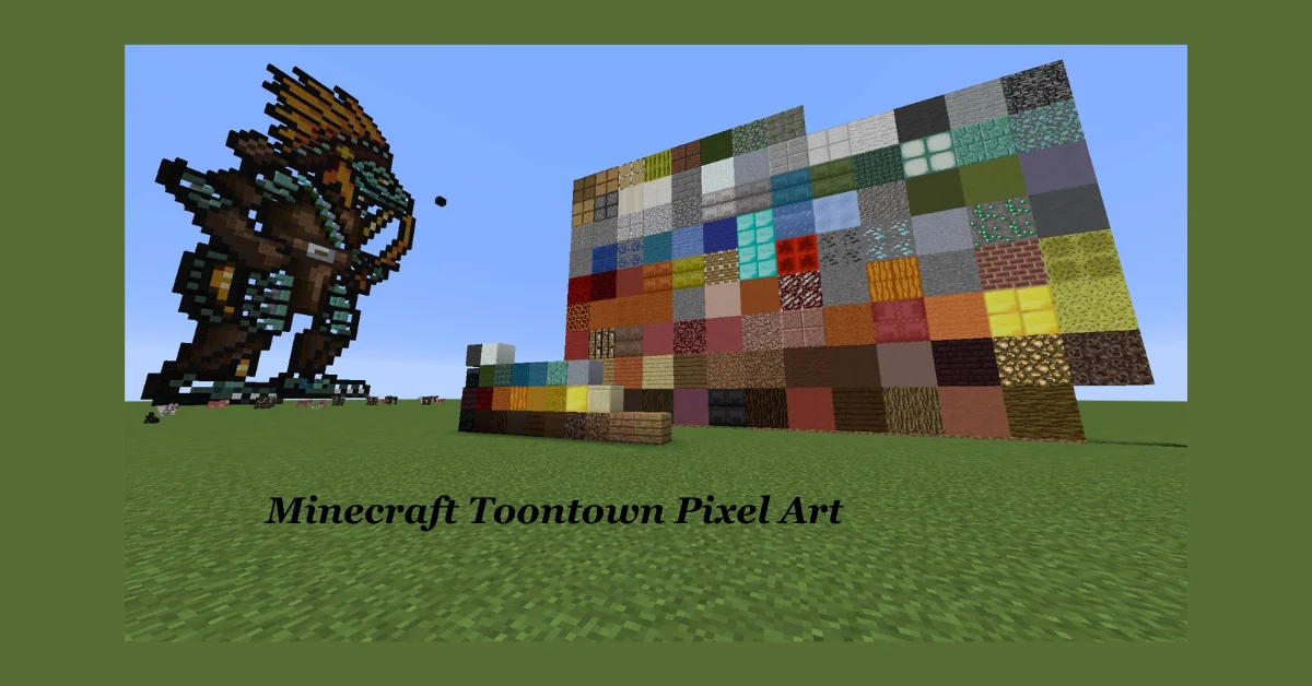 Minecraft Toontown Pixel Art Creations: Bringing Toontown to Life Block by Block